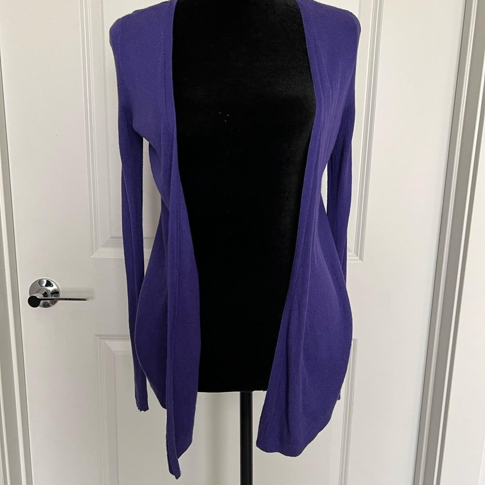 Simply Vera top | long sleeve cardigan | size XS US | purple